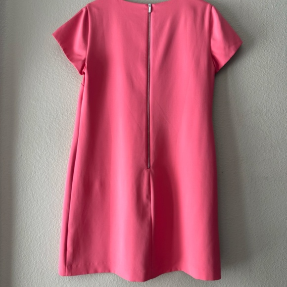 VINCE CAMUTO | SHORT SLEEVE PEACH DRESS | 10 - Picture 3 of 5